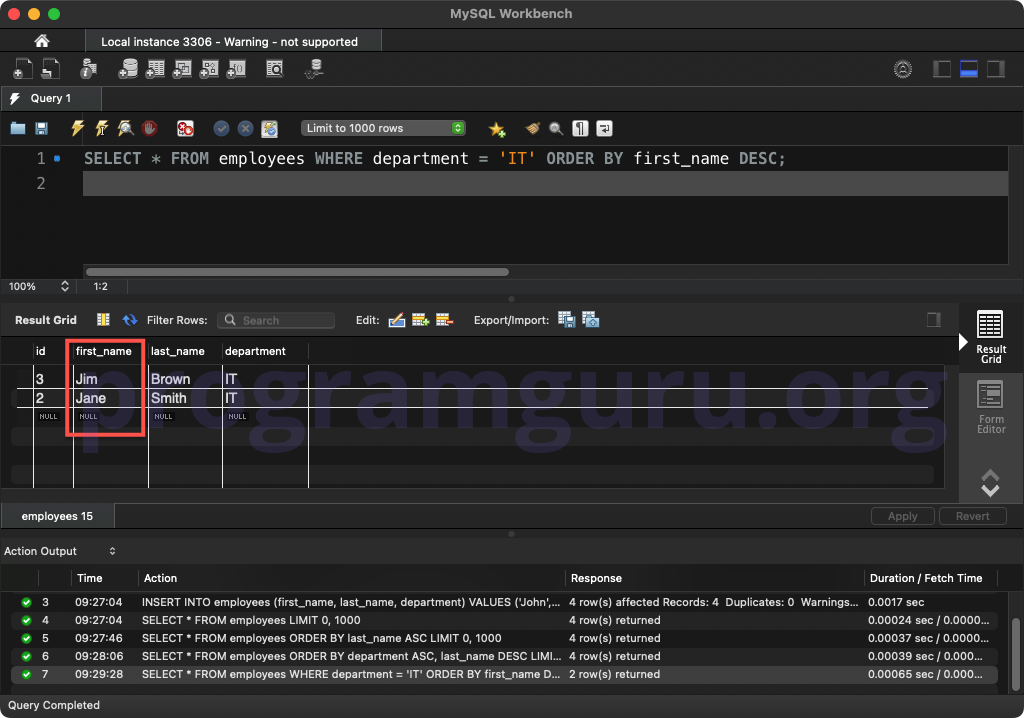 MySQL ORDER BY WITH WHERE CLAUSE