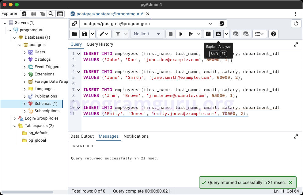 PostgreSQL HAVING