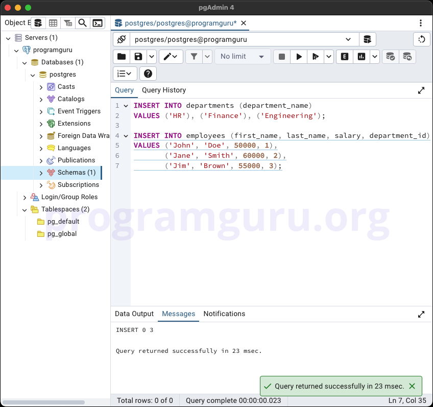 PostgreSQL Subquery