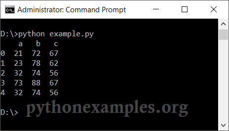 Pandas DataFrame - Get First N Rows - head()