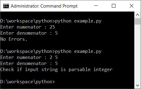 Python Try Except with Else Block