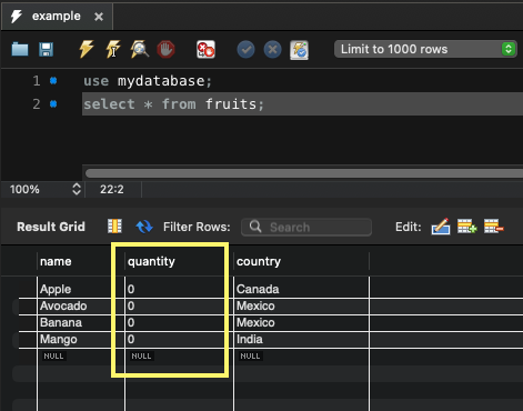 Python MySQL - Update a column for all rows