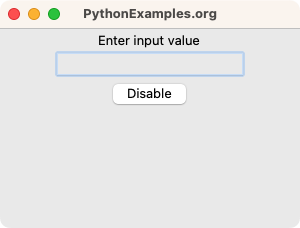 Tkinter Entry - Disable