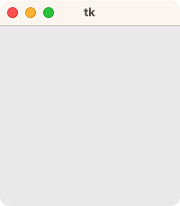 Tkinter window example - MacOS