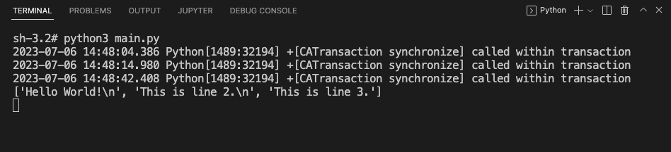 Tkinter filedialog - Ask user to open a file - The file is printed to output