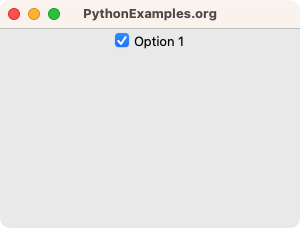 Tkinter Checkbutton - Checked by default - Example GUI application