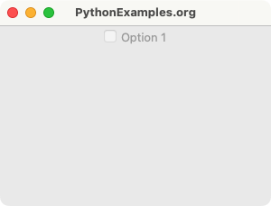 Tkinter Checkbutton - Disable - GUI Example